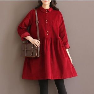 CORD POCKET DRESS kismet collections